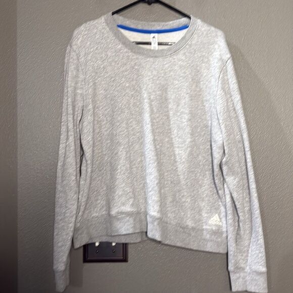 Adidas Grey Crewneck Sweatshirt - Picture 1 of 8